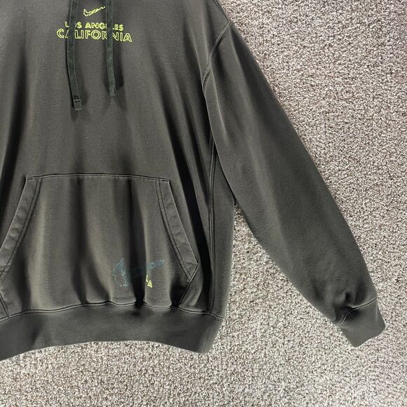 Nike Hoodie Sweatshirt Mens Small Gray Pullover LA California Los Angeles Adult - Picture 4 of 16